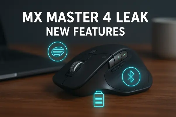 Logitech mx master 4 leaks new features