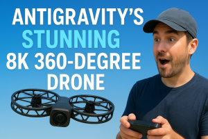 What It Like to Fly Antigravity Stunning 8K 360-Degree Drone