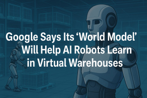 Google Says Its World Model Will Help AI Robots Learn in Virtual Warehouses